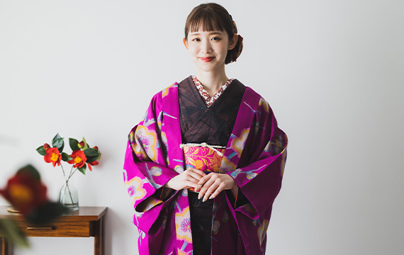 千寿】お値下袷着物6点セット(9)／アンティーク着物小紋昭和レトロ大正